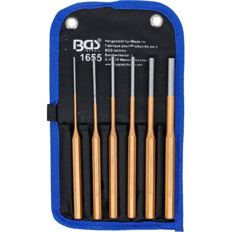 Serie Di Cacciaspine BGS 74591 – 6 Pezzi Da 3 A 8 Mm, Con Protezione Per Le Mani, Lunghezza 180 Mm