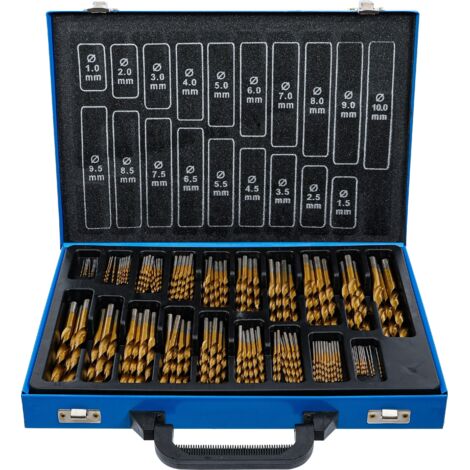 Serie Di Estrattori E Punte Con Taglio Sinistro HSS Nitruro Di Titanio Nitruato 2 75 Mm 10 Pezzi 34261365