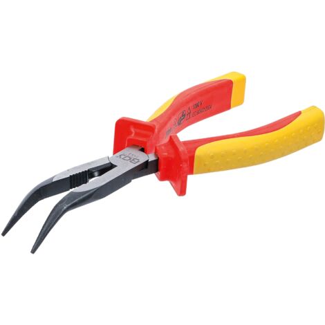 Pinza A Punte Mezzotonde BRILLIANT TOOLS 200mm | Per Lavori Di Precisione In Spazi Stretti