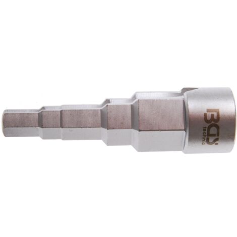 BGS 9535 Chiave A Gradini Per Valvole Radiatori – 4 Misure, Attacco 12,5 Mm (1/2″), In Acciaio Cromo Vanadio