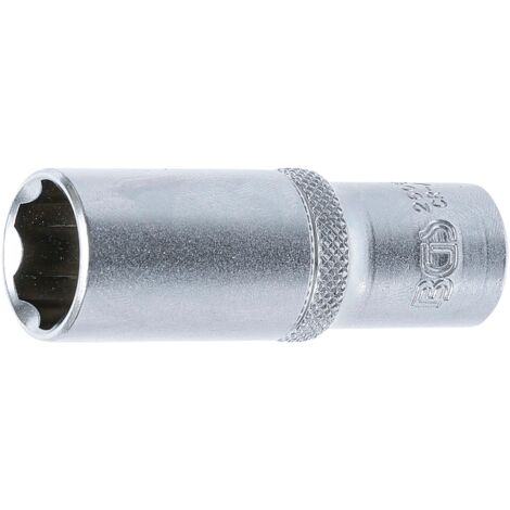 Bussola Profonda King Tony 223555M – 5,5 Mm, 1/4 Di Pollice, Acciaio Cromo Vanadio, 4 Scanalature