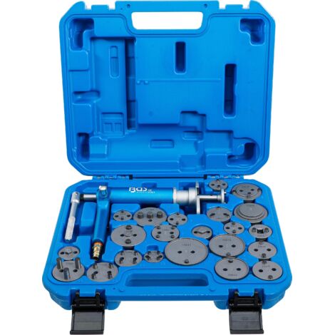 Set Utensili BGS 1114 Per Riposizionare Pistoncini Freni - 22 Pezzi, Con Adattatori Per Molte Auto - Foto 4
