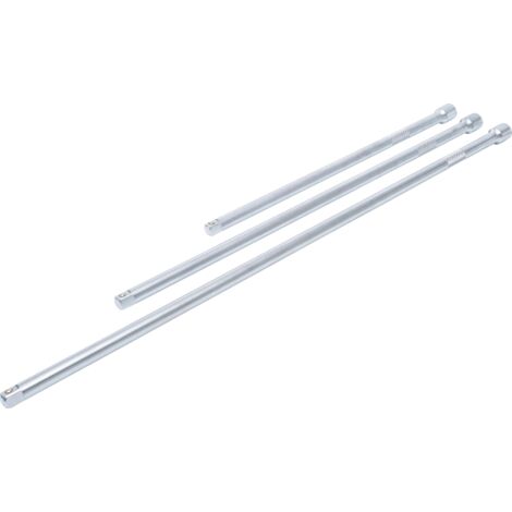 BGS 6855 Set Prolunghe Per Attrezzi 3/8" – 3 Pezzi Lunghezze 375/450/600 Mm In Acciaio Cromo Vanadio