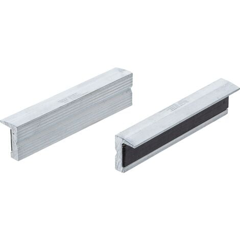 BGS technic Coppia copriganasce per morsa da banco alluminio larghezza 125  mm 2 pz.