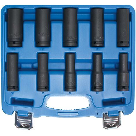 BGS technic Set di bussole esagonali, profonde 12,5 mm (1/2) 10 - 24 mm ...
