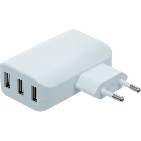 EXC Caricatore USB SLIM, porta USB-A e USB-C (20 W, 2 porte