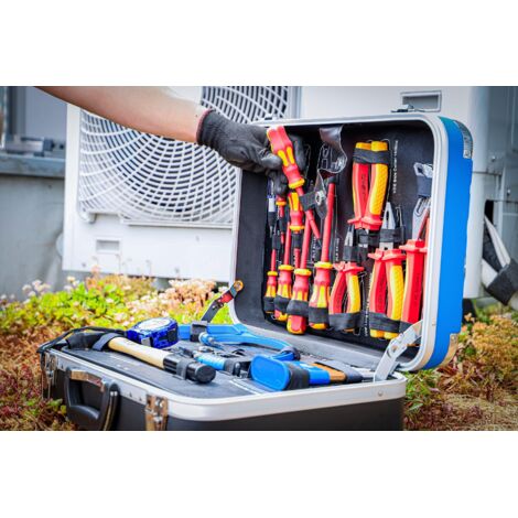 Valigetta con utensili combi per la refrigerazione e il