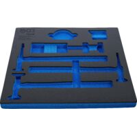 BGS 74298-1 | Inserti In Schiuma Per Cassetti Da Officina 2/3 | Vuoto | Per Carrello 74298