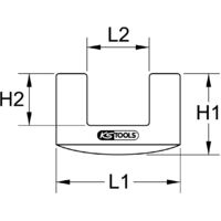 Calotta In Gomma Per Mazzetta KS Tools 140.2077 - 72x44 Mm, Norma DIN 6475 - Foto 9