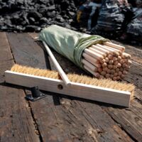 Set Di 50 Manici Per Scope Silverline - Legno Naturale, 1220 X 24 Mm - Foto 3