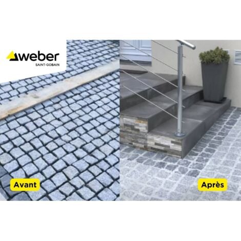 Joint extra large pour terrasses beige crème 25 kg - idéal dallages , pierres naturelles - Weber