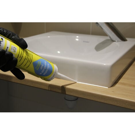 RUBSON - Mastic salle de bain saine granite cartouche 280 ml