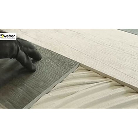 Colle carrelage Gris , 5kg, Spéciale Grands Formats et planchers chauffants , Webercol flex gris, Haut Rendement,  WEBER