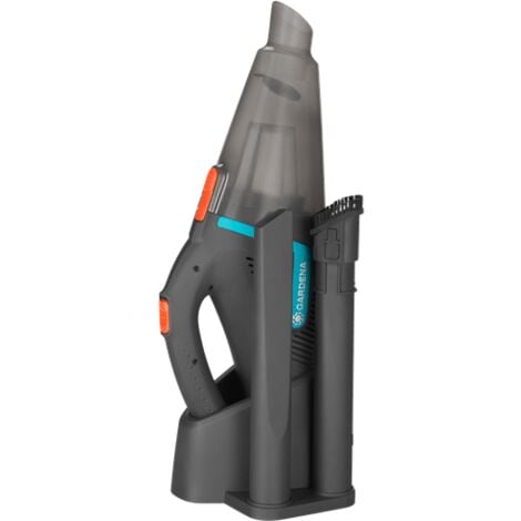 GARDENA Aspirateur à main d'extérieur EasyClean Li avec station de charge murale (9340-20)