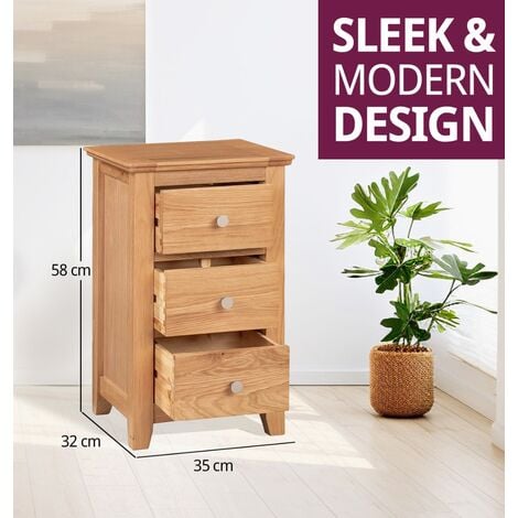 Light oak 2024 wood nightstand