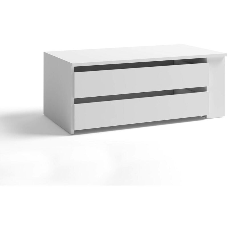 Cassettiera Interna 90 Cm Bianco Opaco