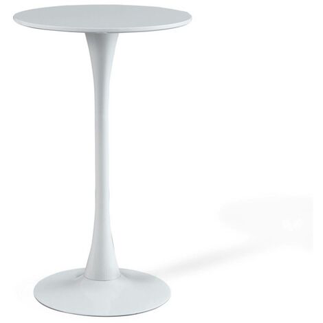 TAVOLO ALTO IBIZA WHITE Ø60 CM UNICO UNICO