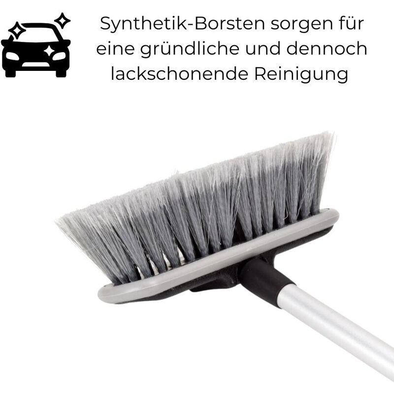 Auto KFZ Bürste Reinigung Waschbürste Autowaschbürste Mit Teleskop Stiel