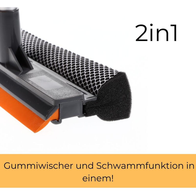 Scheibenreiniger S 25cm mit Schwamm Abzieher Fensterwischer Auto Kfz  Reiniger