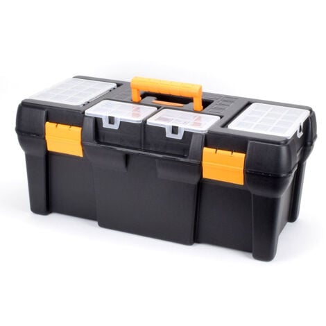 vidaXL Universal Kunststoffkoffer mit Schaumstoff Werkzeugkoffer leer Kunststoff 