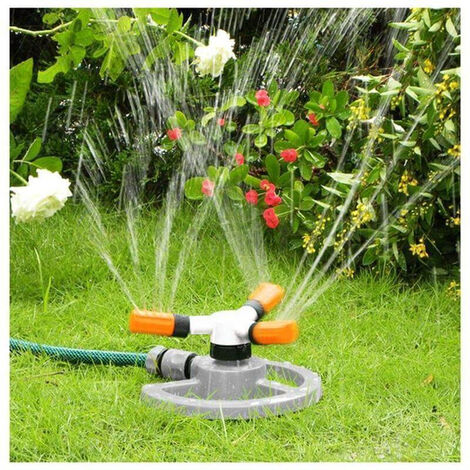 Rasensprenger Regner 360° Rotierende Sprinkler Bewässerung Kreisregner Garten 