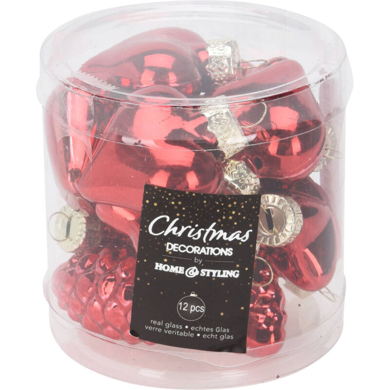 MZSX Weihnachtsbrillen Set - 12x Glitzer Partybrillen Für