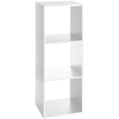 Säulenregal mit 3 fächern mix n modul weiß - 5five