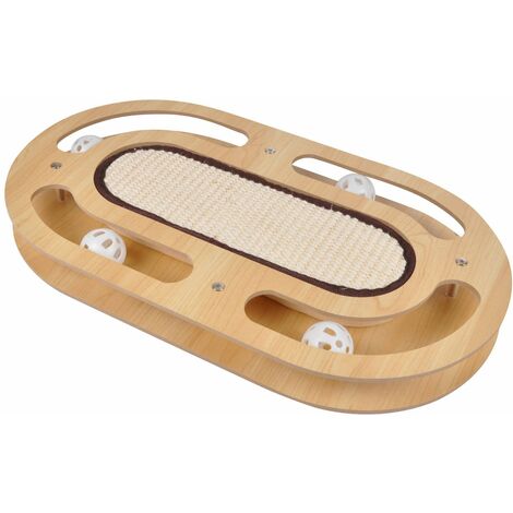 Katzen Labyrinth Spielzeug Aus Holz - Interaktiv Ge Produktbild-Vorschau 10