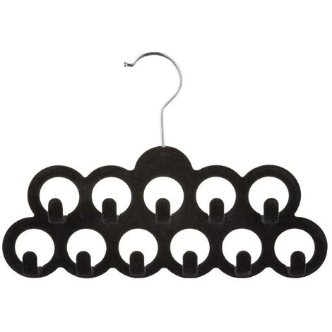 MAGICLULU Kleiderbügel Kreisform Mit 5 Ringen - Für Schals Gürtel Krawatten - Platzsparend Organizer