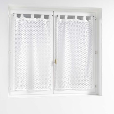 Schlaufengardinen ODILIA, 60 x 90 cm, 2er-Set