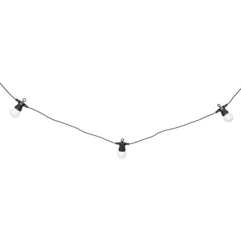 Outdoor-Solar-Girlande Soa schwarz & weiß H800cm - Atmosphera créateur d'intérieur (1/5)
