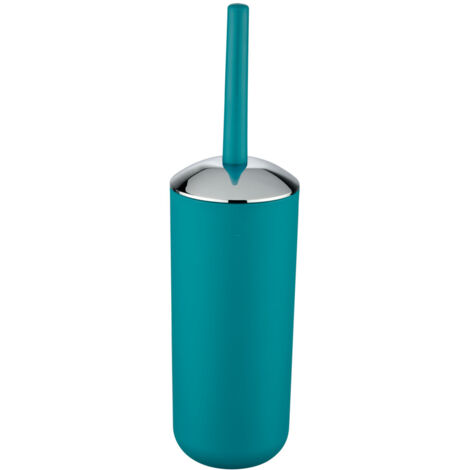 WENKO WC-Garnitur Brasil Petrol, Spezialkunststoff, absolut bruchsicher, Türkis, Kunststoff (TPE) petrol