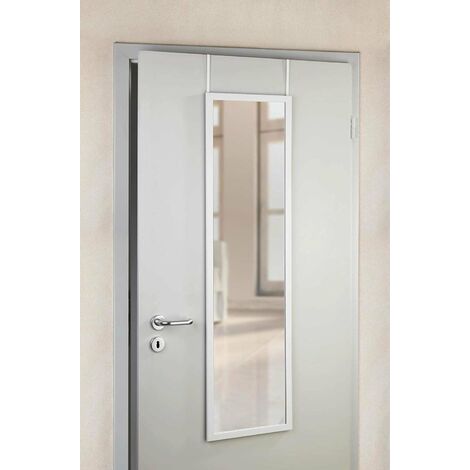 Türspiegel Arcadia - Wandspiegel, Hängespiegel, 30 x 120 cm, Weiß - WENKO