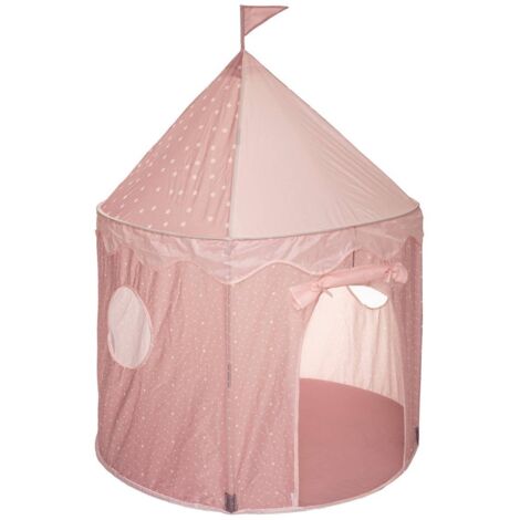 Spielzelt für Kinder, Ø 100 cm, Polyester, rosa