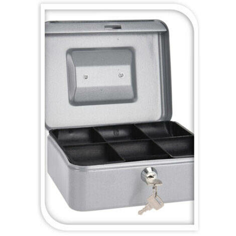 Geldkassette-Metall gross 30 x 24 x 9cm + 2 Schlüssel