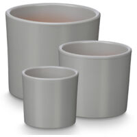 Blumentöpfe aus Keramik, 3 Stück, Ø 14, 17, 22 cm