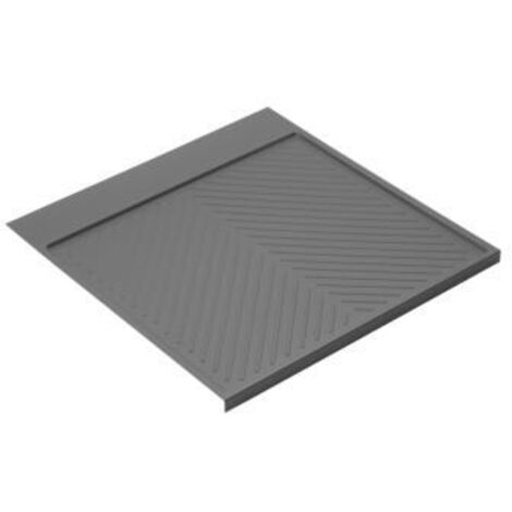Emuca 8479523 Protecteurs fond pour la cuisine Sink, M60, 567x580mm, épaisseur de la planchet 16mm, découpable, Plastique, Gris