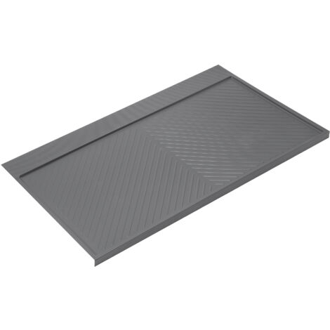 Emuca Protecteurs fond pour la cuisine Sink, M100, 967x580mm, épaisseur de la planchet 16mm, découpable, Plastique, Gris antracite