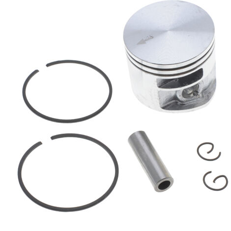 Jardiaffaires – Piston complet 44,7mm pour tronçonneuse Stihl MS261 MS271 – Adaptable avec segments et clips – Montage sans modification (1/3)