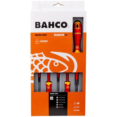 Tournevis Isolés Bahco Tekno+ VDE - Choix Fente / Phillips / Pozi - Qualité Pro