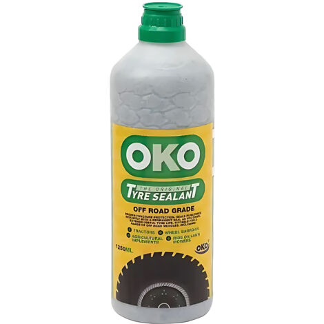 Jardiaffaires – Anti crevaison pour tondeuse – Bidon 1,25 litre – Convient pour pneus avec ou sans chambre à air – Usage tondeuses et chariots de jardin