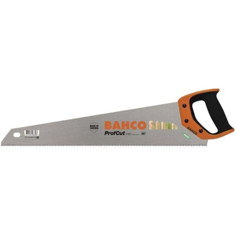 Bahco – Scie égoïne multi matériaux 550mm – Denture 7 TPI pour coupes nettes – Poignée ergonomique bimatière – PC22GT7