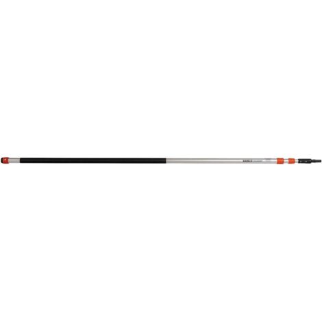 Bahco – Perche télescopique aluminium extensible 2070 à 5040 mm – Système d'ajustement rapide – Compatible échenilloirs – ATP200500
