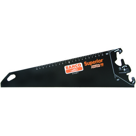 Bahco – Lame de scie à main 400 mm – Denture Hardpoint Unique XT – Pour plastique, bois et métaux doux – Coupe lisse et précise - EX-16-GNP-C