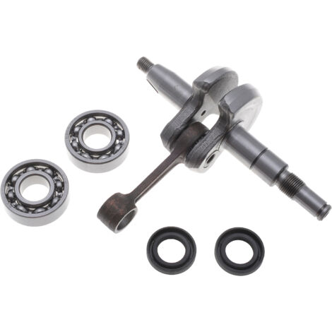 Vilebrequin avec joints et roulements compatible avec Stihl 023, 025, MS230 et MS250 (1/3)