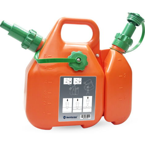 Bidon double pour tronçonneuse 6 et 2,5 litres