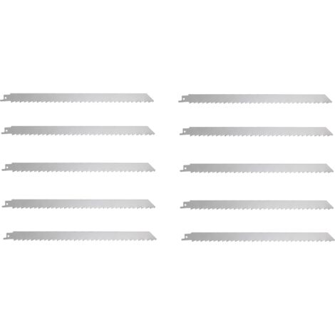 Lot de 10 lames de scie sabre inox Bahco 3944-300-3-MEAT viande et glace