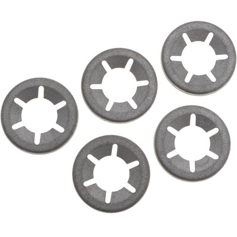 Jardiaffaires – Lot de 5 clips d'arrêt en acier 12 x 21mm – Pour blocage roues tondeuses – Butée d'axe – Retenue pièces sur arbre rond