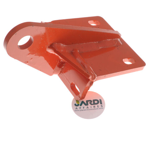 Chape d'attelage ORANGE pour gyrobroyeur Morgnieux GE1000 et GE1200 (1/3)
