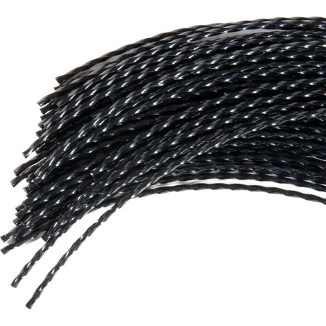 Jardiaffaires – Lot de 60 brins de fil torsadé pour débroussailleuse – Diamètre 4mm – Longueur 42cm – Coupe nette pour usage professionnel